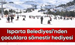 Isparta Belediyesi’nden çocuklara sömestir hediyesi: Davraz, çocuklarla şenlendi