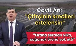 Cavit Arı: "Çiftçinin kredileri ertelensin"