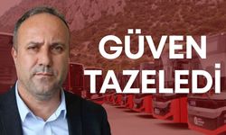 Antalya Otobüsçüler Odası Başkanı Yasin Arslan güven tazeledi
