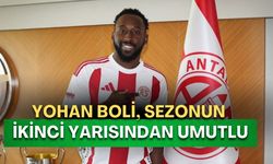 Antalyasporlu Yohan Boli, sezonun ikinci yarısından umutlu