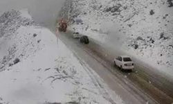 Alacabel’de kar kalınlığı 10 santimetreye ulaştı