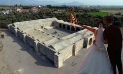 Antalya’da 800 yıllık tarihi Kırkgöz Han düğün salonu oldu!