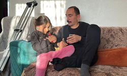 Burdur'da bacağını çapa makinesine kaptıran baba, destek bekliyor