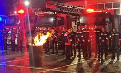 Burdur itfaiyesinde 6 Şubat anısına sirenler 04.17’de çaldı