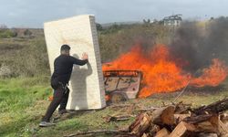 Gördüğü manzara karşısında çıldırdı! Lojmandaki tüm eşyaları ateşe verdi