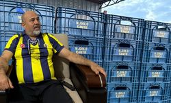 Fanatik Fenerbahçeli çiftçi, domates kasalarına 'N'Golo' yazdırdı
