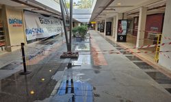 Fırtına sonrası Bodrum’daki AVM’de tehlike!