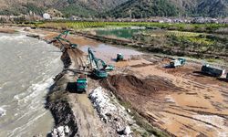 Muğla Dalaman Çayı’nda saniyede 342 metreküp su bırakıyor