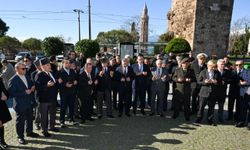 Antalya’nın ilk sivil şehidi Mustafa Haşmet Kalekapısı’nda anıldı