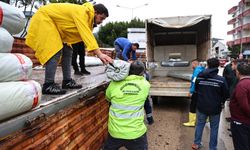 Afetzede üreticilere sera naylonu desteği