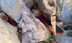 Antalya’da kayıp yaşlı kadın 5 metrelik yarıkta bulundu