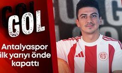 Antalyaspor ilk yarıyı önde kapattı
