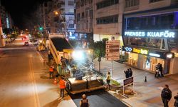 Güllük Caddesi'nde asfalt çalışması var!