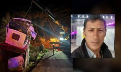 Kamyon şarampole devrildi! 1 ölü, 1 yaralı