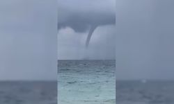 Kumluca açıklarında hortum paniği