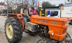 Manavgat'ta okul yolu çilesi: Traktör ve motosikletle gidiyorlar