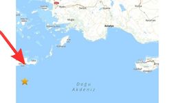Akdeniz'de 4,8 büyüklüğünde deprem!