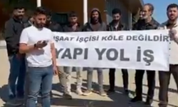İnşaat işçilerinden Antalya Aksu’da hak gasbı eylemi!