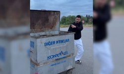 Antalyalı genç çöp konteynerini evine götürdü, Cem Kotan'dan cevap gecikmedi!