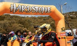 Finike'de Hard Stone Enduro yarışlarında adrenalin dolu anlar