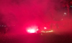 Konyaaltı Sahili’nde romantik evlilik teklifi