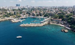 Mermerli Plajı'nda deniz dibi temizliği