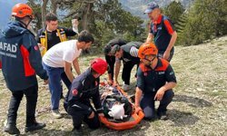 Gazipaşa'da vatandaş uçurumda ölümle burun buruna geldi!