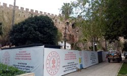 Yıkım sonrası tarihi Kaleiçi surlarda büyük restorasyon!