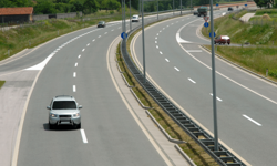 Antalya–Alanya yolunda çalışma