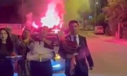 Antalya’da maça gider gibi kız istemeye gittiler!