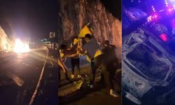 Alanya’da alev topuna dönen otomobilde 2 genç yaşamını yitirdi