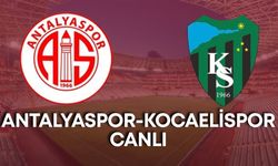 Antalyaspor-Kocaelispor canlı