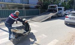 Manavgat'ta okul önünde akrobasi pahalıya patladı