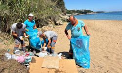 Alanya'da bayram mesaisi: Binlerce ton atık toplandı