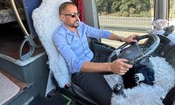 İYİ Partili başkan direksiyonun başına geçti, partilileri Ankara'ya götürdü