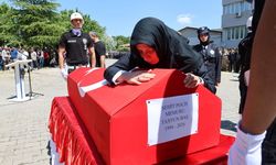 Şehit Polis Tayfun Baş’a veda: Eşinin sözleri yürekleri dağladı