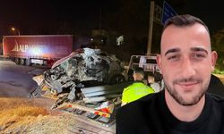 Serik'te direğe çarpan sürücü kurtarılamadı
