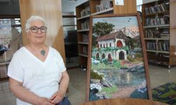 Kumlucalı sanatçı kırık camları sanata dönüştürüyor