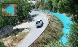 Aksu'da sulama kanalında esrarengiz renk değişimi! Turkuaz aktı