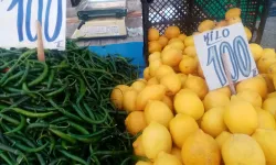 Antalya'da pazarda fiyatlar cep yakıyor! Limon 100 TL, fasulye 150 TL oldu