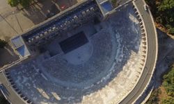 Antalya Aspendos'ta bin 800 yıllık şifa sembolü bulundu