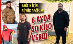 Sağlık için büyük değişim: 6 ayda 50 kilo verdi