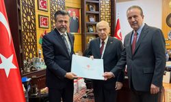 MHP Antalya heyeti Bahçeli'yi ziyaret etti! 19 ilçelik rapor masaya yatırıldı
