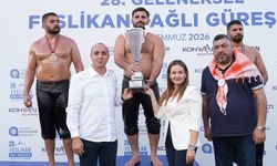 Başkanlardan Başpehlivan Erkan Taş’a tebrik yağmuru