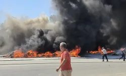 Gazipaşa'da iş yeri yangını korkuttu
