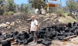 Kumluca'da emekli itfaiyeci tecrübesiyle son anda evini yanmaktan kurtardı