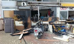 Manavgat'ta büyük facia camın patlamasıyla önlendi