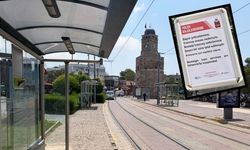 Antalya'da Nostalji Tramvayı hâlâ çalışmıyor! Duraklara asılan yazı dikkat çekti