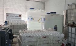 Antalya’da kolonya imalathanesinden sahte içki çıktı!