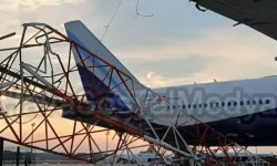 Antalya Havalimanı'nda hasar gören radar direği yeniden hizmette